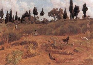 Paesaggio Della Campagna Toscana by Ruggero Focardi