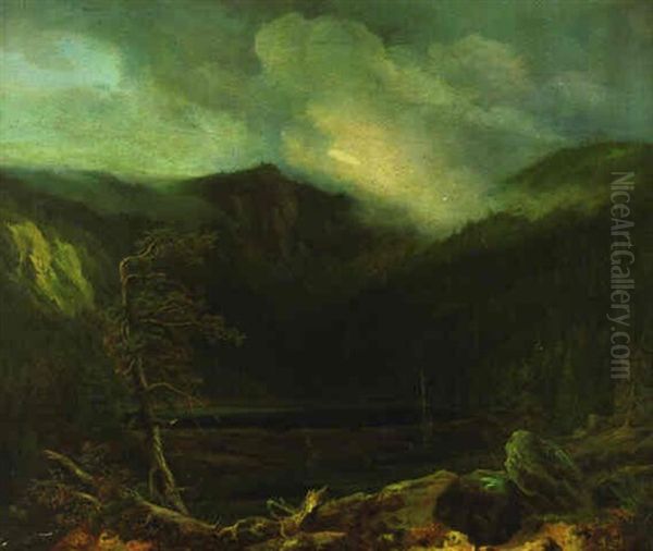 Romantische Bergwelt Mit Gebirgssee - view 1