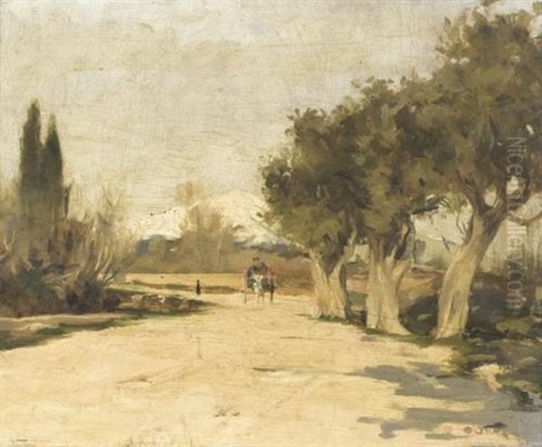 A Village Path - view 1