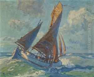 Kustensegler Auf See by Poppe Folkerts
