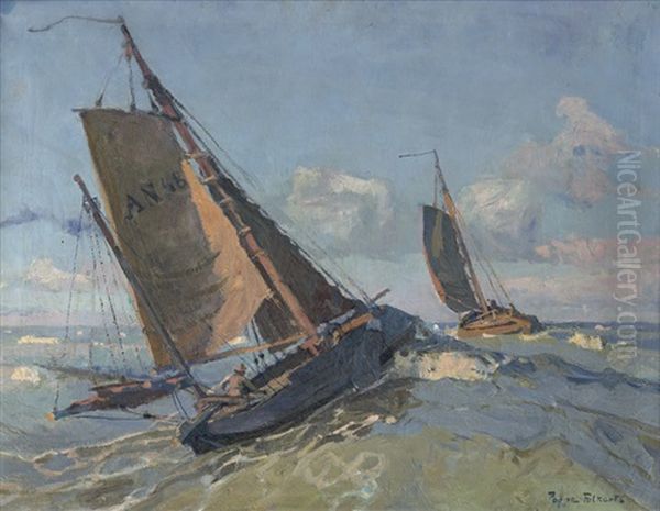 Fischerboote Vor Norderney - view 1