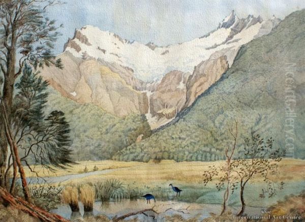 The Mirror Lakes, Fiordland - view 1