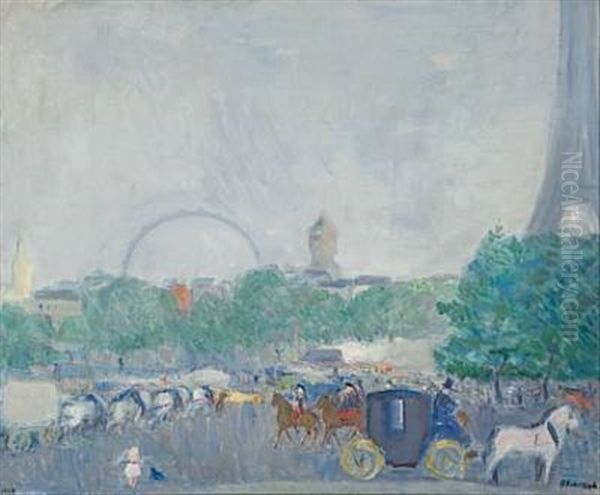 Ved Eiffeltarnet I Paris - view 1