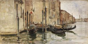 Canale A Venezia by Carlo Follini