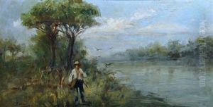 Cacciatore Sul Fiume