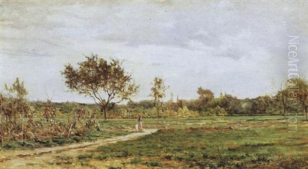 Afternoon Walk Along A Country Path - view 1