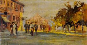 Flaneure Auf Der Strasse by Carlo Follini
