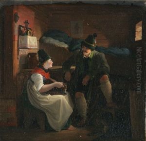 Besuch Des Jagers by Philipp von Foltz