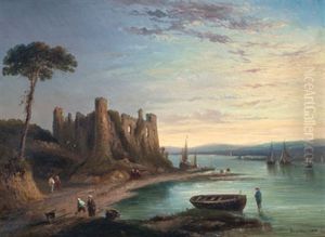 Continental Harbor Scene by Andre Foneche