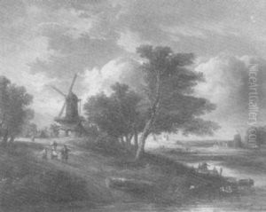 Hollandische Landschaft by Andre Foneche