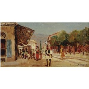 Group Of Seventeen Works, Including Views Of Delos, Greece (various Sizes; 17 Works) by Gaston de Fonseca