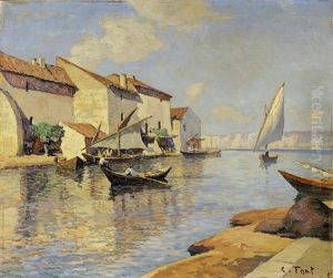 Village De Pecheurs, Le Martigues by Constantin Font