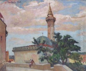 Mosquee En Orient by Constantin Font