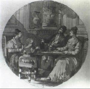 Reunion Familiale by Pierre Francois Leonard Fontaine