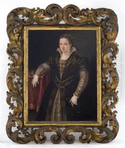 Blick Auf Ein Bauerliches Anwesen by Lavinia Fontana