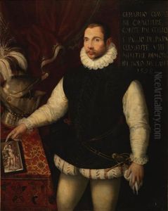 Portrait Of Gerardo Giavarini by Lavinia Fontana