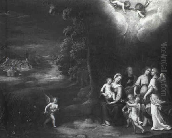 The Rest On The Flight Into Egypt - view 1