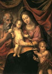 The Holy Family With The Infant St John