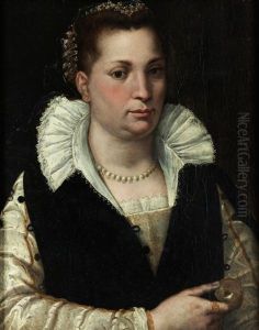 Damenbildnis - Tochter Des Malers Lavinia Fontana by Prospero Fontana