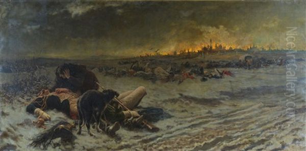 L'incendio Di Mosca Del 1812 - view 1