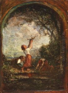 Presso Il Fonte by Antonio Fontanesi