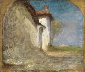 Cascina La Ceresa Presso Torino by Antonio Fontanesi
