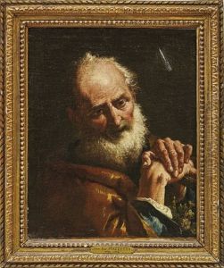 Der Heilige Aaron by Francesco Salvator Fontebasso