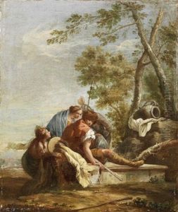 Figures Resting Before A Tree Figures Resting Before A Tree