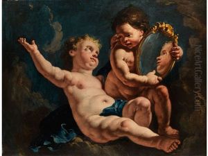 Allegorie Des Gesichtssinnes by Francesco Salvator Fontebasso