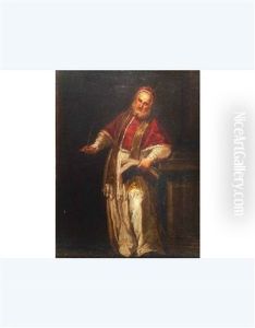 San Gregorio Magno Papa by Francesco Salvator Fontebasso