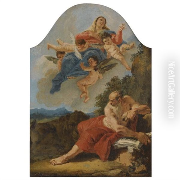 The Vision Of Saint Jerome - view 1