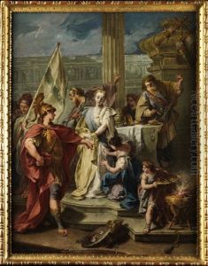 Iphigenie Und Orestes Auf Tauris by Francesco Salvator Fontebasso