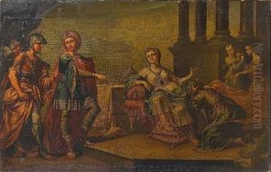 Sextus Tarquinus Disturbing Lucretia And Her Maidens (?) Sextus Tarquinus Disturbing Lucretia And Her Maidens (?)