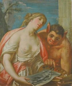 An Allegory Of Painting by Francesco Salvator Fontebasso