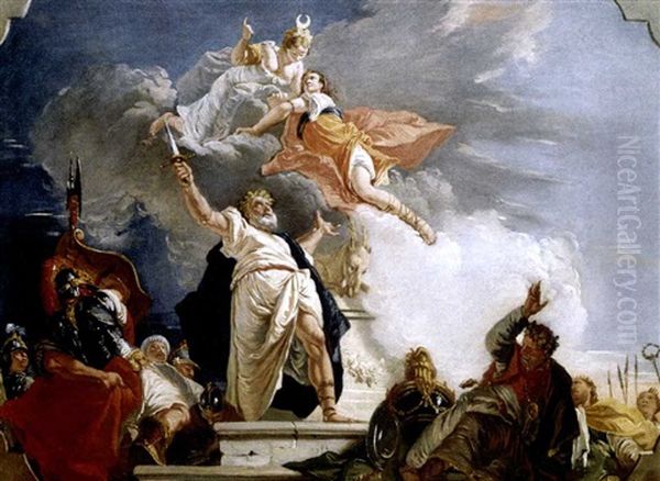 The Sacrifice Of Iphigenia (bozzetto) - view 1