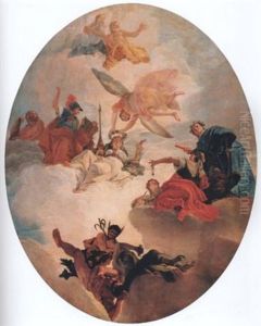 Der Triumph Des Friedens by Francesco Salvator Fontebasso