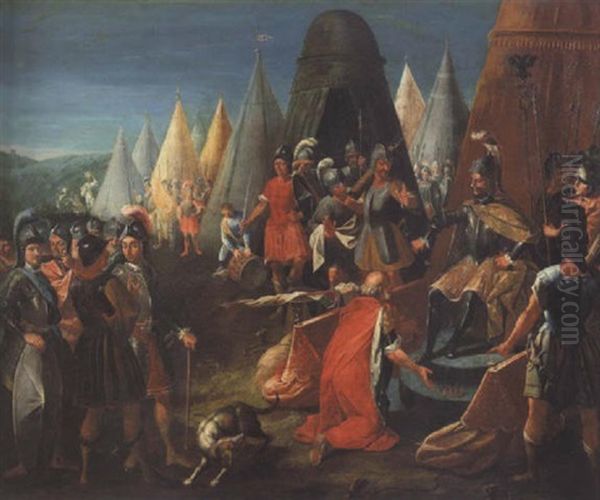 A King Presenting His Crown To A General - view 1