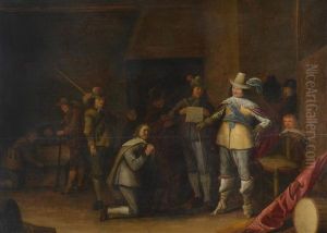 I Vaktrummet by Adriaen Lucasz Fonteyn