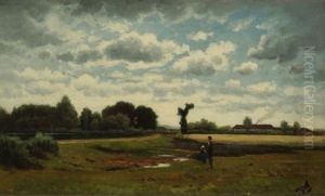 Paysage De Campagne by Horace-Antoine Fonville