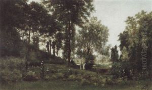 Parklandschaft Mit Mutter Und Kind Parklandschaft Mit Mutter Und Kind