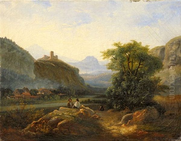Conversation Sous Le Chateau En Ruine - view 1