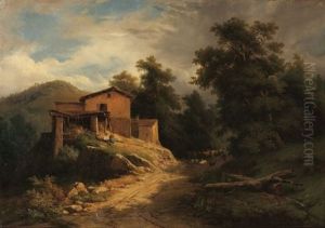 Bergers Devant Une Maison Bergers Devant Une Maison