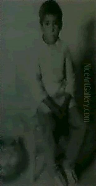'raining Mountian', Portrait Of An Indian Boy' - view 1