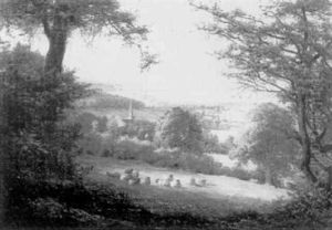 Landscape With Sheep by Fredrick Francis Foottet