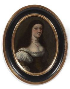 Portrait De Dame En Buste by Girolamo Forabosco
