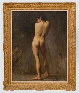 Le Model by Jean-Louis Forain