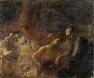 Danseuses Et Abonnes by Jean-Louis Forain