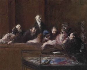 Scene De Tribunal, Pieces A Conviction by Jean-Louis Forain