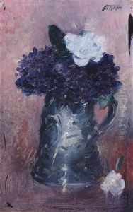 Violets by Jean-Louis Forain