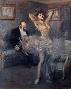 Danseuse Et Financier Ou Danseuse Dans Sa Loge